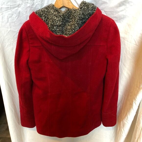 Fleet Street Pea Coat Red PS - Picture 2 of 6